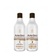 Нанопластика для волос Alpha Gold ( набор ) 500мл